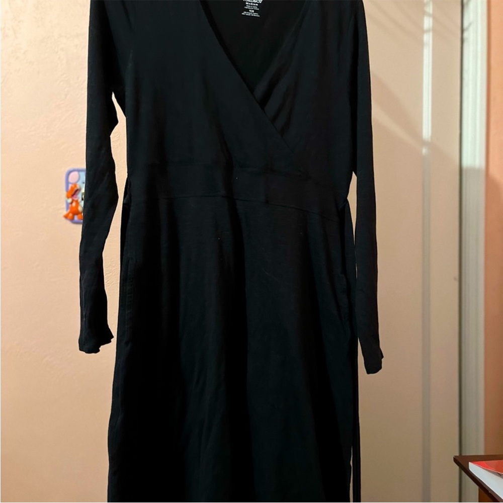 Toad&co Cue Wrap Long Sleeve Dress